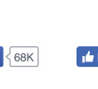 Facebook has changed the “like” button – up 6% respectively like