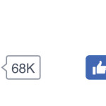 Facebook has changed the “like” button – up 6% respectively like